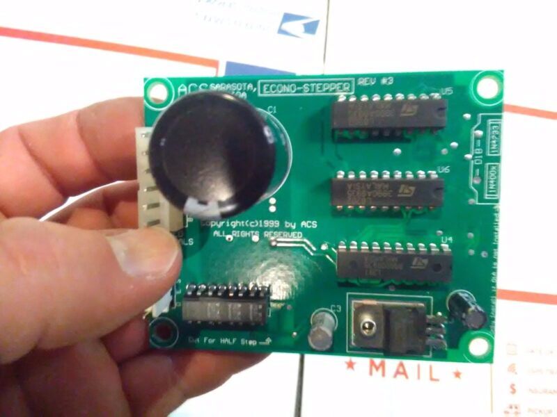 Benchmark Drill O Matic arcade stepper motor pcb working #3
