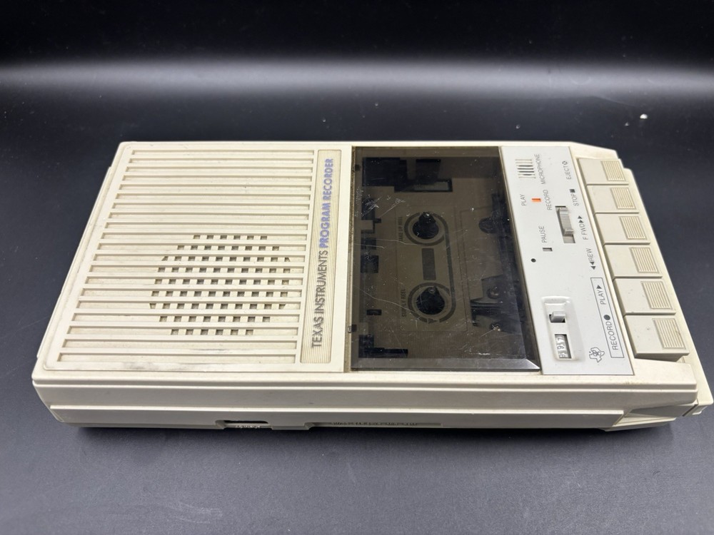 Texas Instruments Program Recorder Model PHP2700 Portable Cassette Player 1980’s