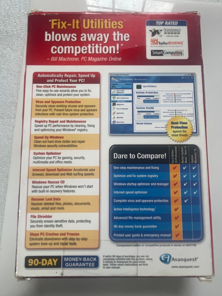 Fix-It Utilities 10 Professional PC Software N887