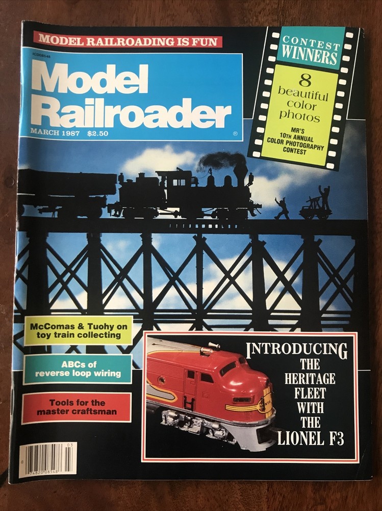 Model Railroader Train Magazines 1987 Complete Year 12 Issues Hobby Layouts GUC