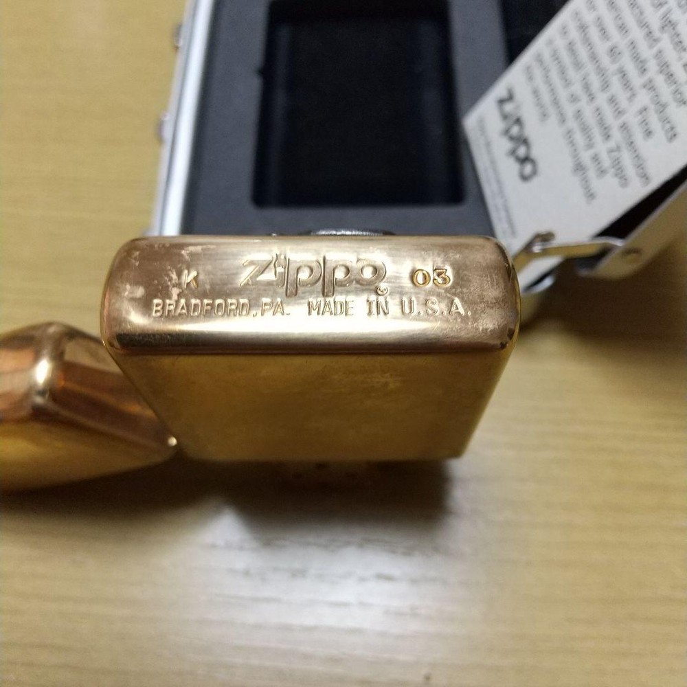 Zippo Playing Cards Brass Trick Lighter