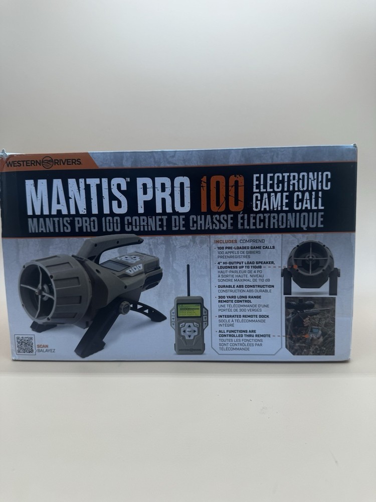 Western Rivers Mantis Pro 100 Electronic Game Call Caller Predator MP100