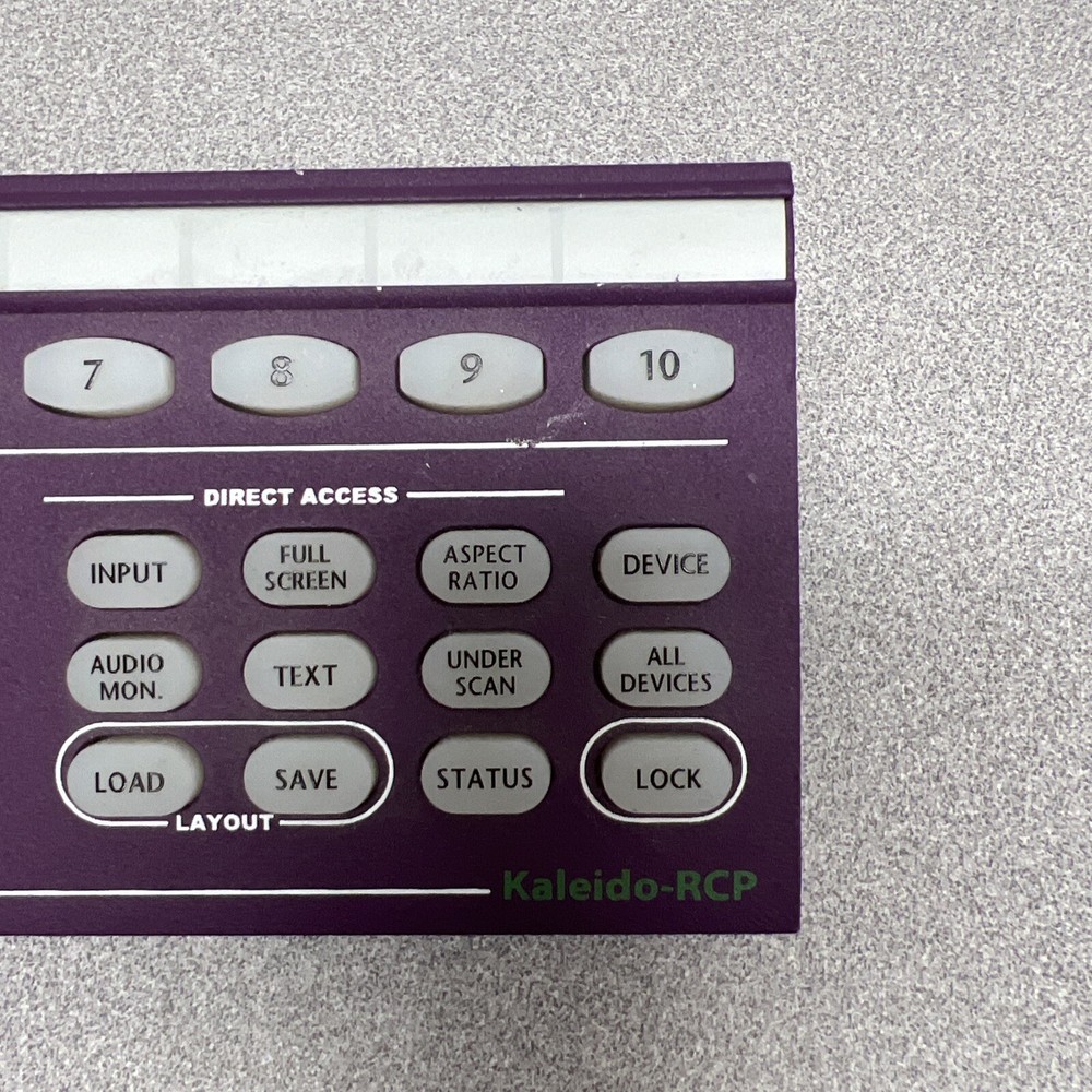 Miranda Kaleido-RCP Remote Control Panel Controller for Kaleido K2