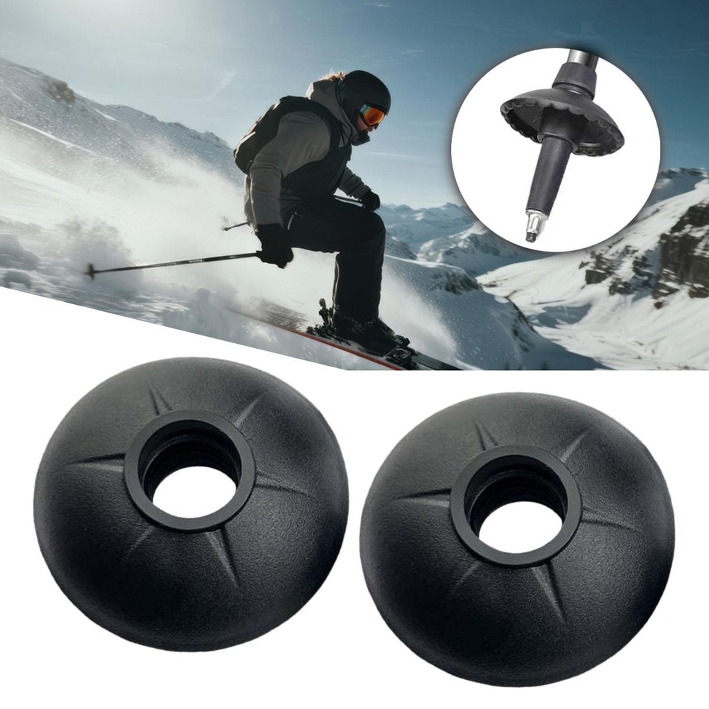 2x Walking Pole Mud Baskets Replacement Professional Removable Round 5cm