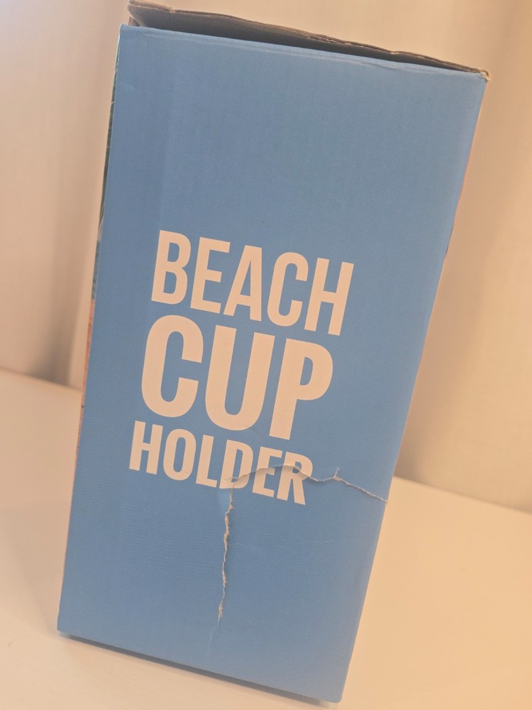 2 Beach Cup Holders, Open Box
