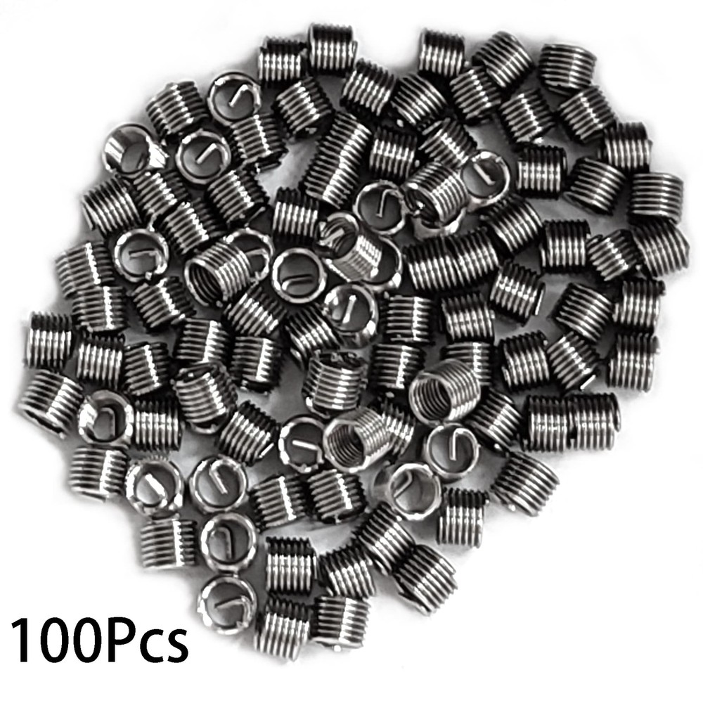 M3 x 0.5mm x 1.5D Helicoil Wire Inner Thread Inserts Coiled Wire Helical Scre...