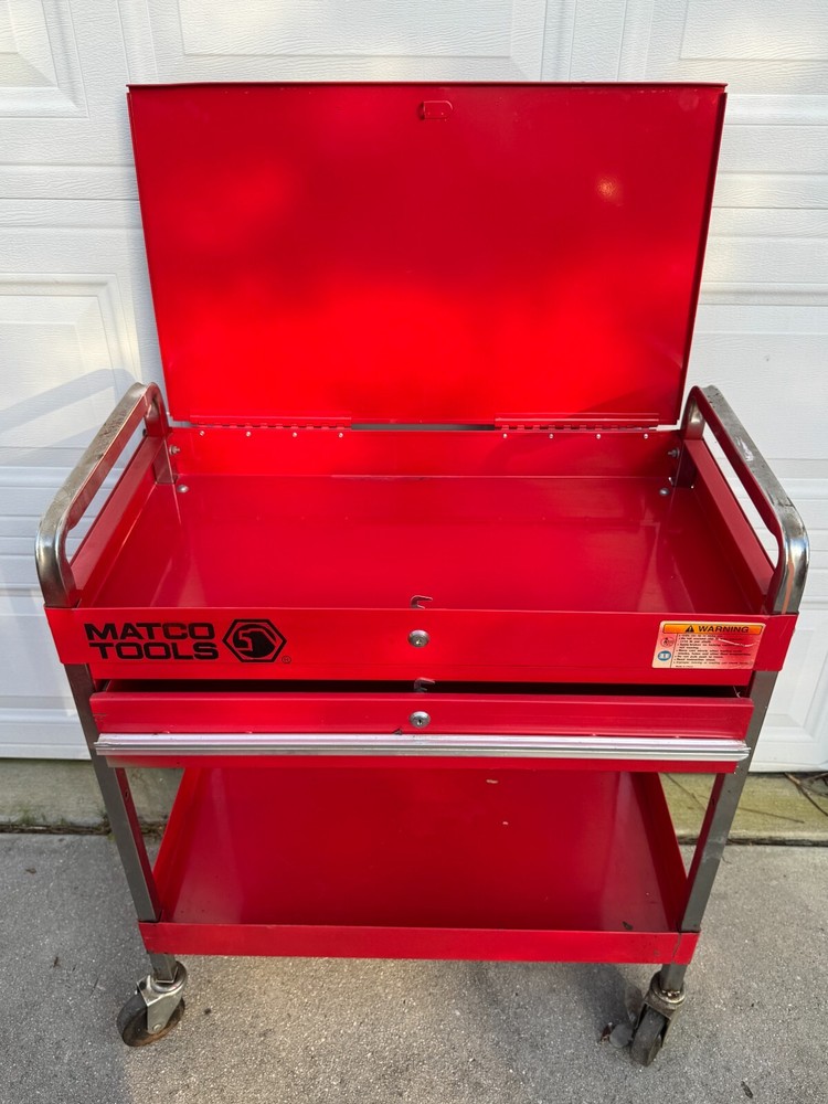 Matco Tools SP8230 Single Drawer Rolling Service Tool Cart w/Lid