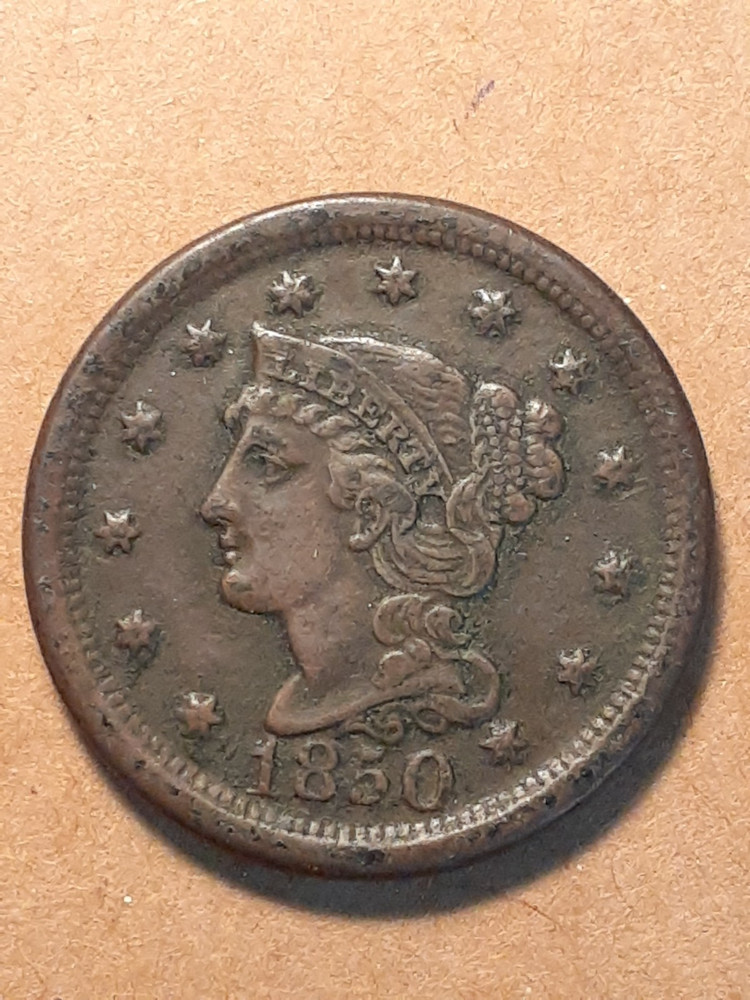 1850 LARGE CENT