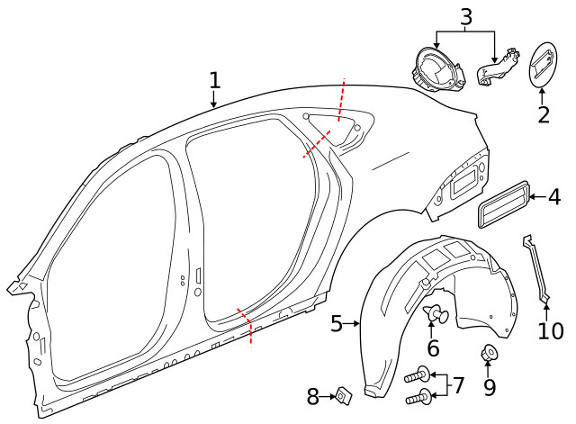Genuine GM F Bracket 19540301