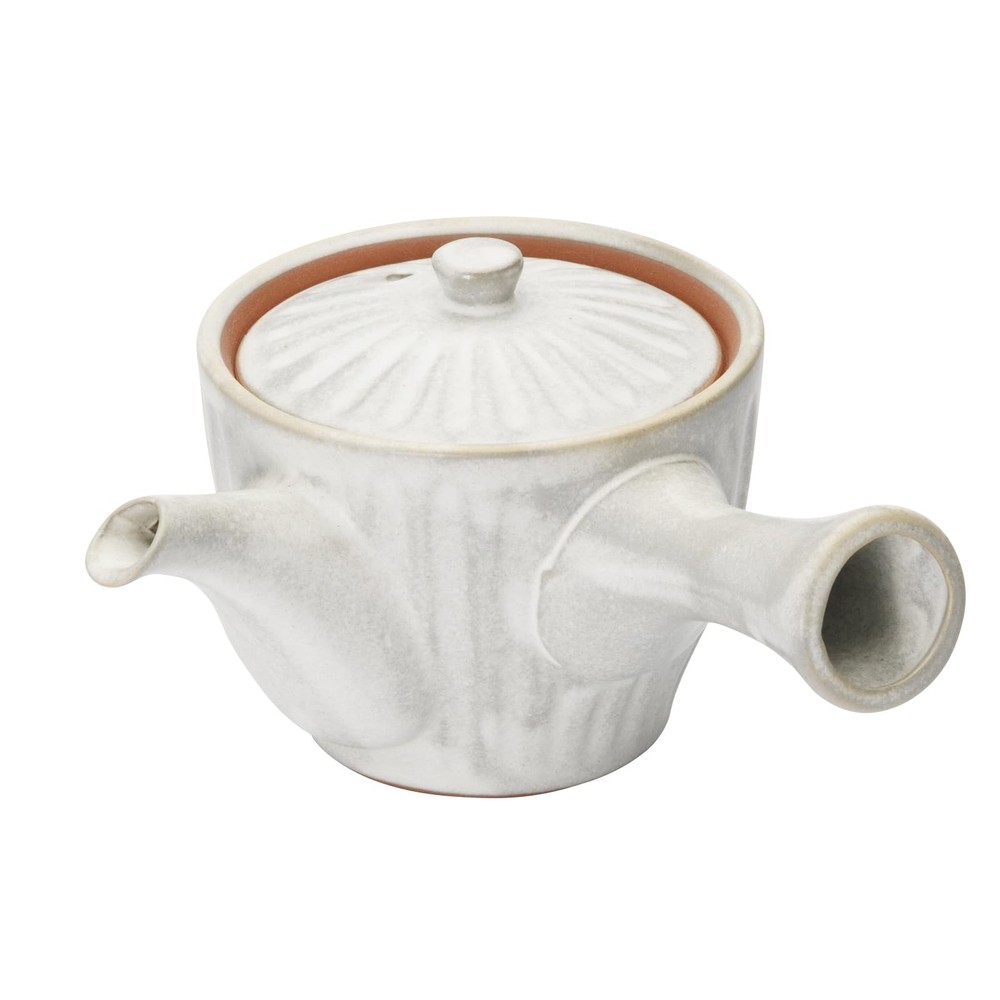 Mino Ware Kyusu Sogi Kohiki White 330ml