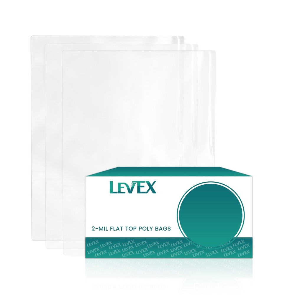 4" x 6" Clear Poly Bags 2-Mil Lay Flat Open Top Plastic Packaging Packing