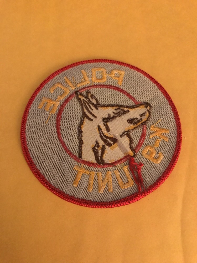K-9 Unit Patch 3-1/2” Round Nice Patch