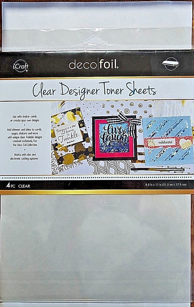 Big range of iCraft DECO FOIL TRANSFER SHEETS & TONER SHEETS, NIP