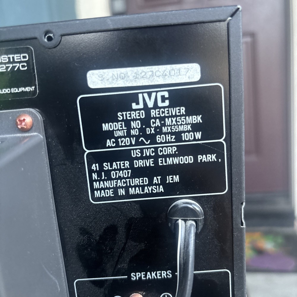 JVC MX-55M Component System CD Changer Cassette Tuner Remote CD NOT WORKING