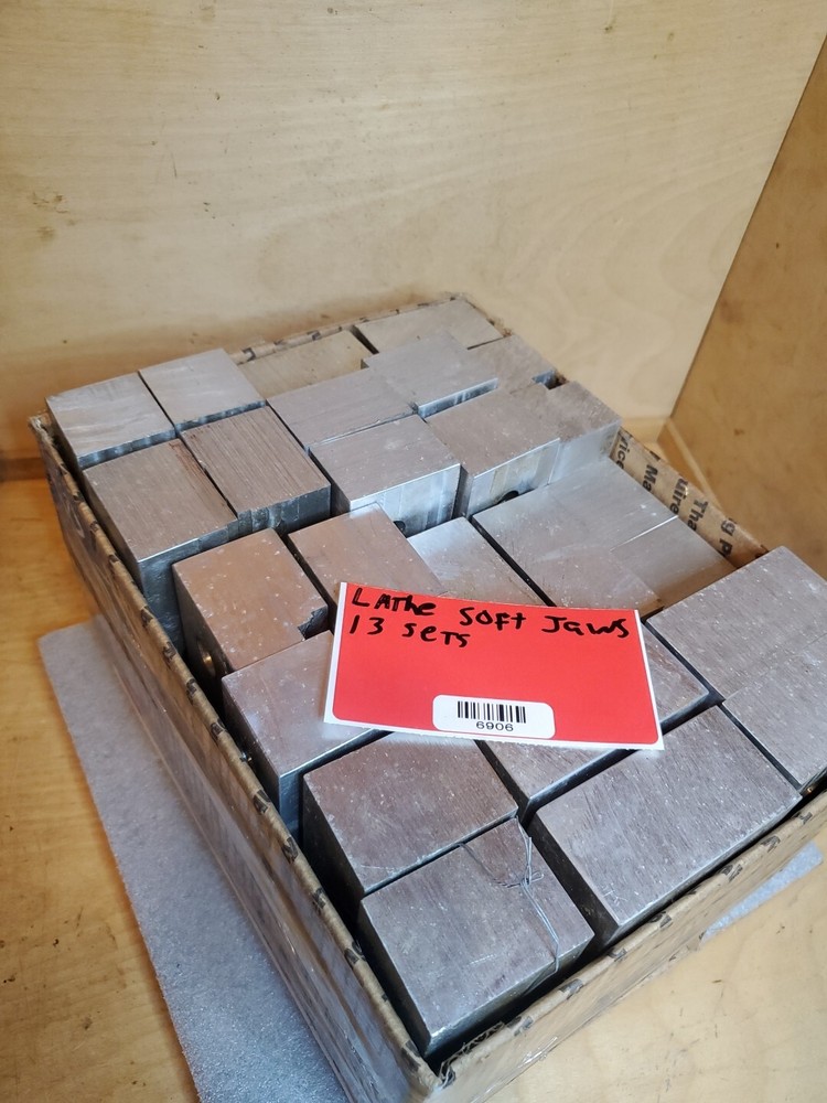 Aluminum Soft Jaws  Pieces Al 13 Sets