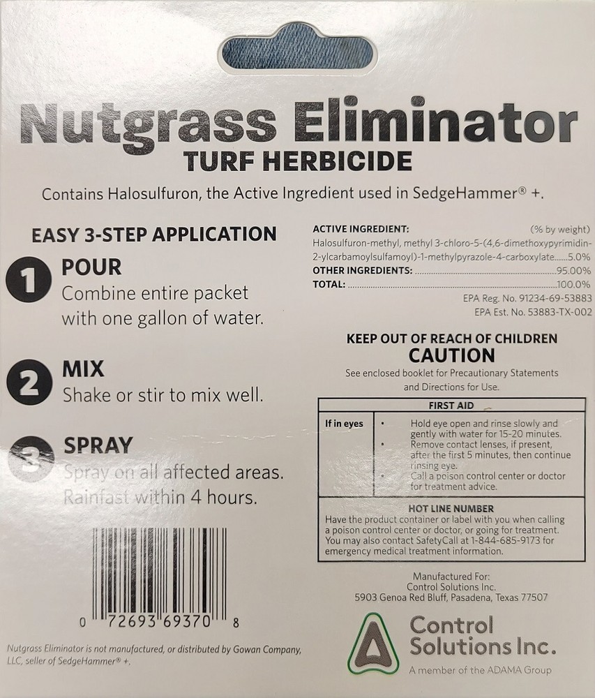 Martin's Nutgrass Eliminator, Turf Herbicide 0.5 oz