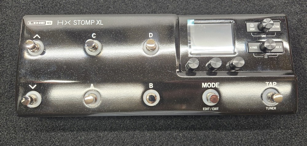Line 6 HX Stomp XL Black, Amp & Effects Processor Guitar Multi Effects Pedal