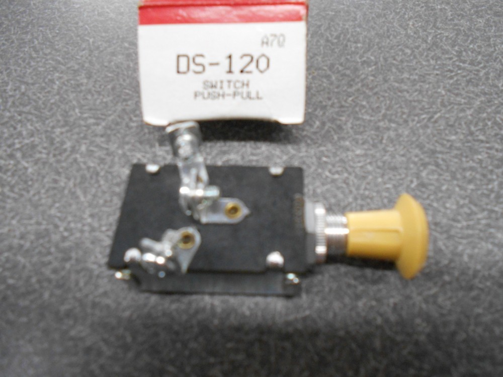 Standard DS-120 Push Pull Switch. For 12 volt systems. New Old Stock! DS120