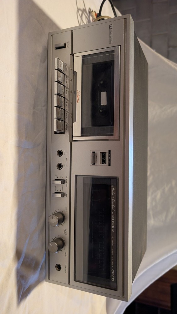 Fisher CR-113 Cassette Deck - Vintage Tested & Working