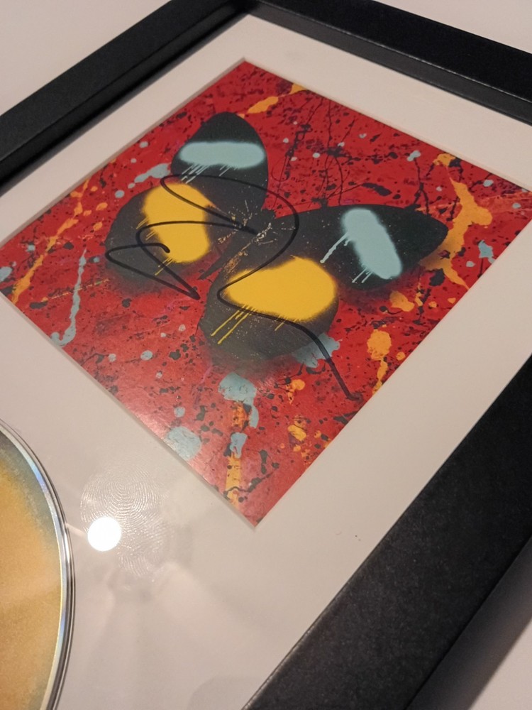 Ed Sheeran Overpass Graffiti Signed CD Exclusive Studio Framed