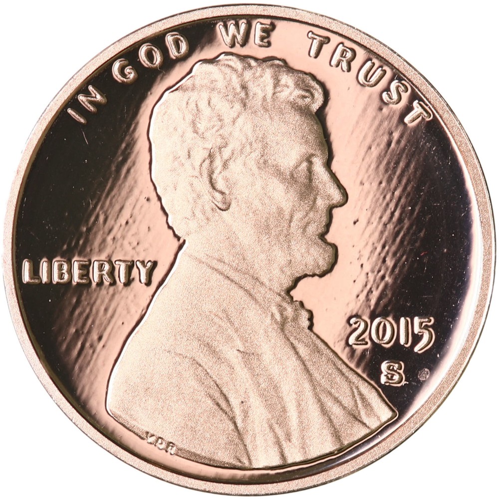 2015 S Lincoln Shield Cent Gem Deep Cameo Proof Penny