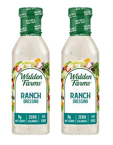 Ranch Zero Calorie Dressing 2 Bottles NT.WT 12 Fl.Oz. (355mL) each.