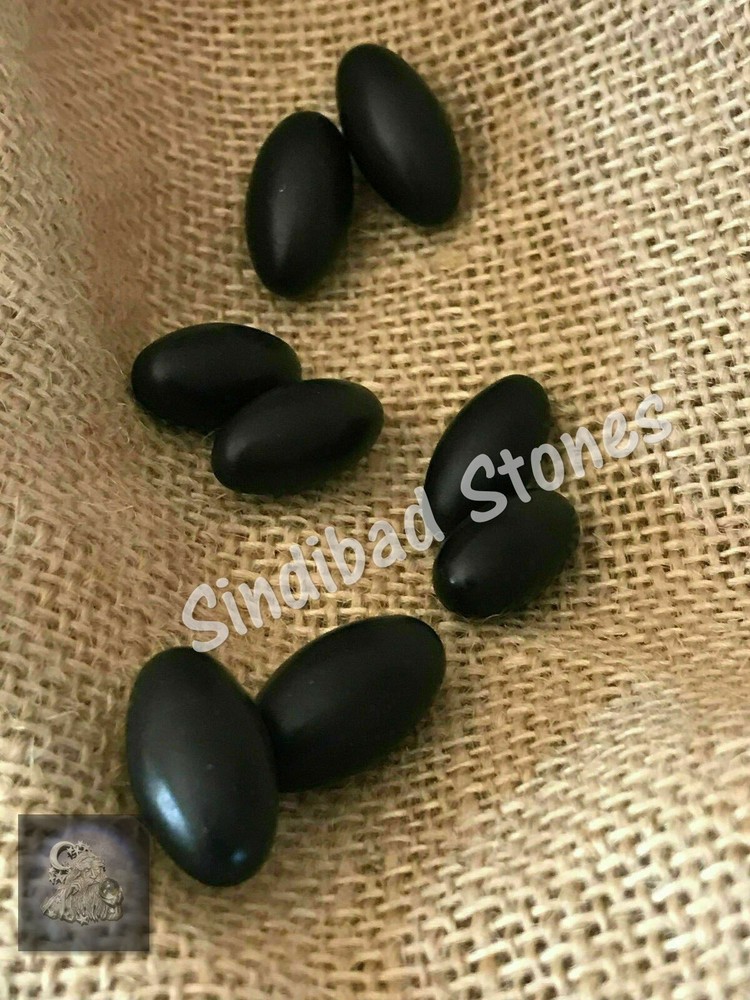 Black Snake Stones Pair - حجر الثعبان الاسود - زوج خرزة الحية - للقوة والقيادة