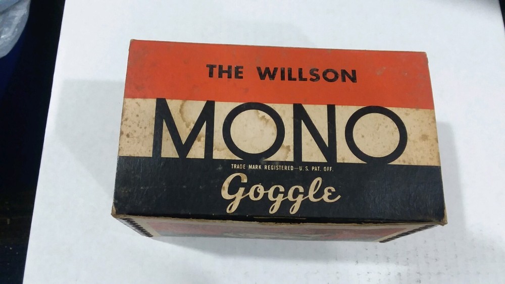 Willson Mono Goggle Empty Box Vintage Box Only Reading, PA D3