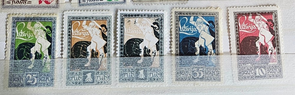 Vintage to Modern Latvia Stamps