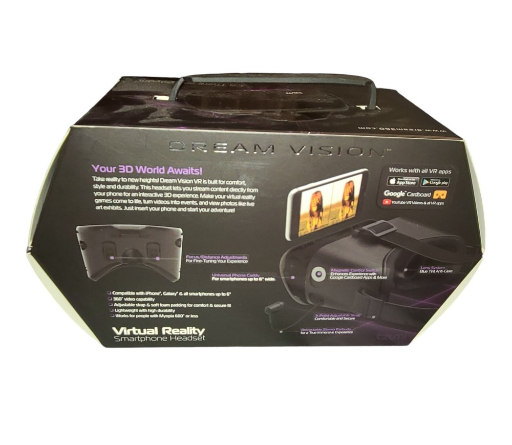 Tzumi Dream Vision Virtual Reality Headset