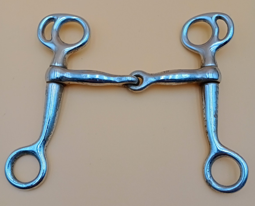 Western Tom Thumb Snaffle Bit 4 1/2" Mouth