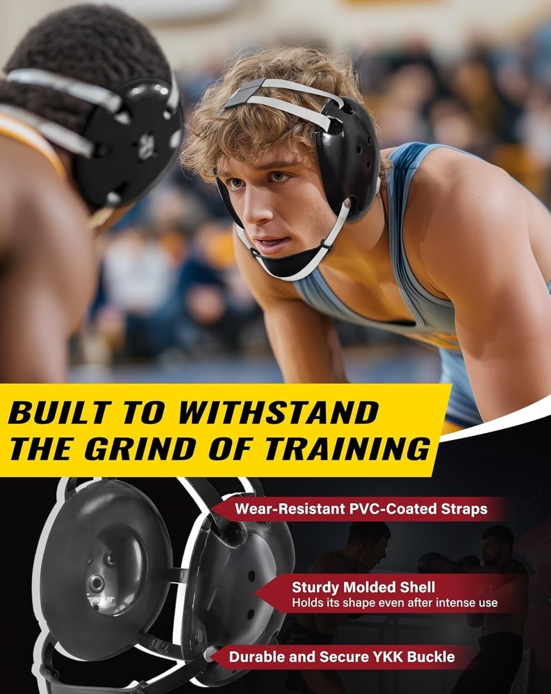 Communication-Friendly Wrestling Headgear=