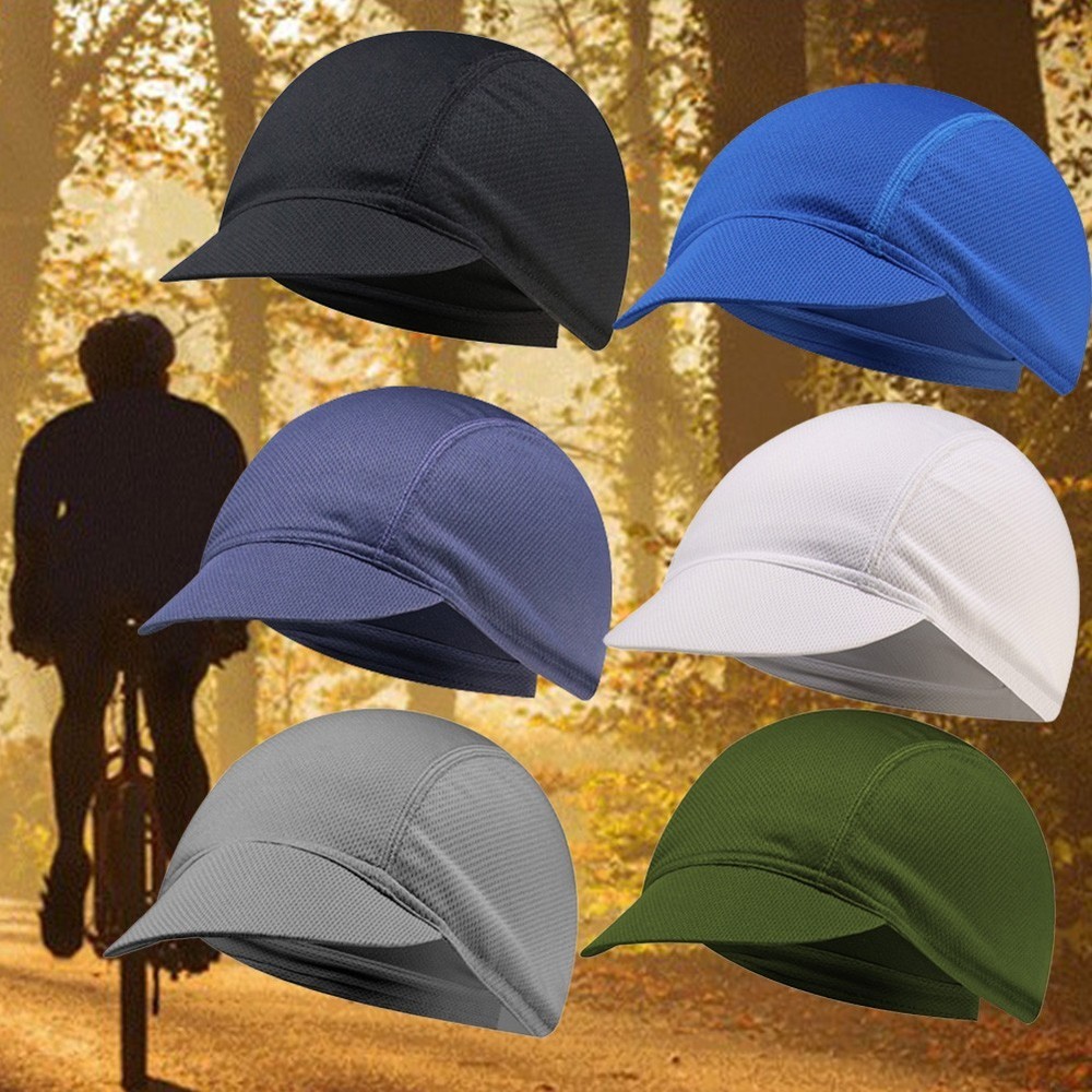Men Quick-Drying Cycling Hat Bicycle Cap Breathable Mesh Fabrics Riding Hat