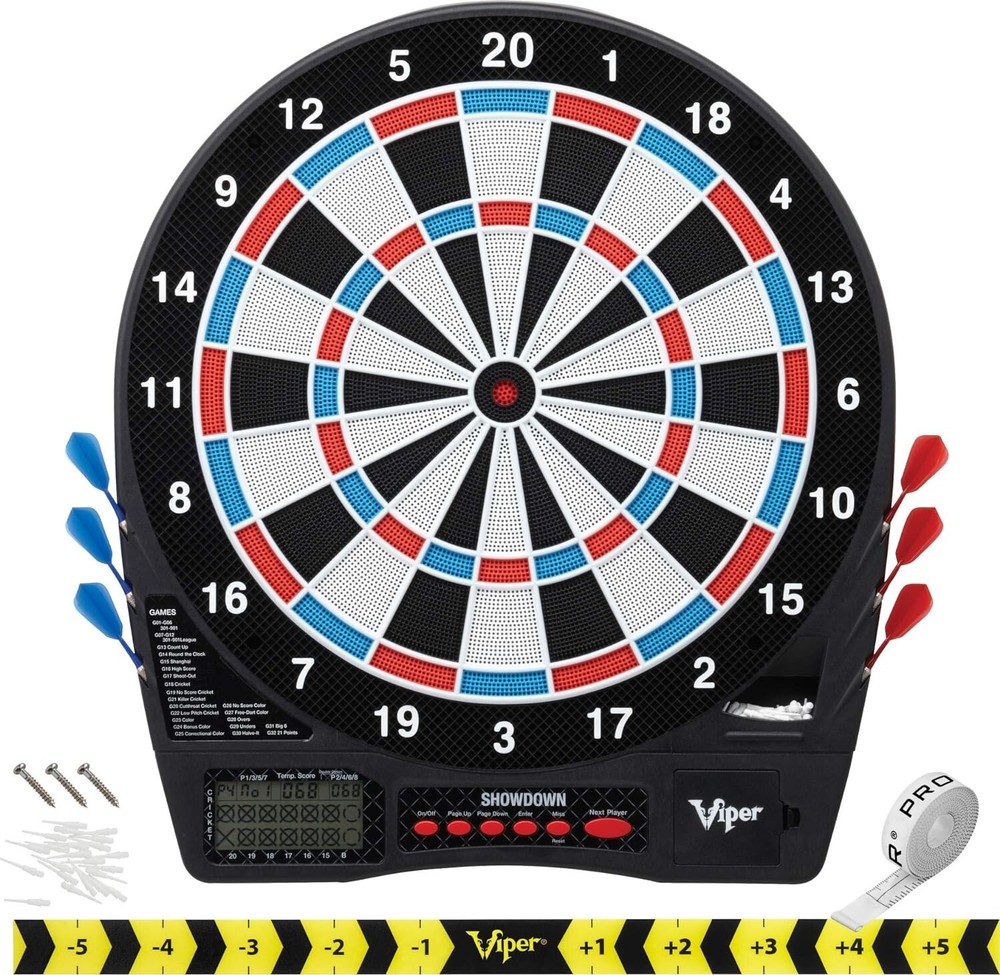 Viper Showdown Electronic Dartboard, 15.5" Regulation Target