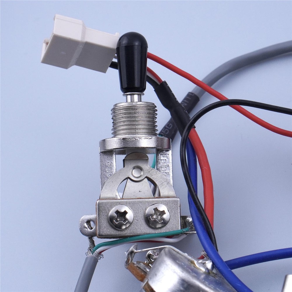 1 Set Epiphone Guitar Wiring Harness 2V2T PULL/PUSH POT Switch For SG LP Dot OEM