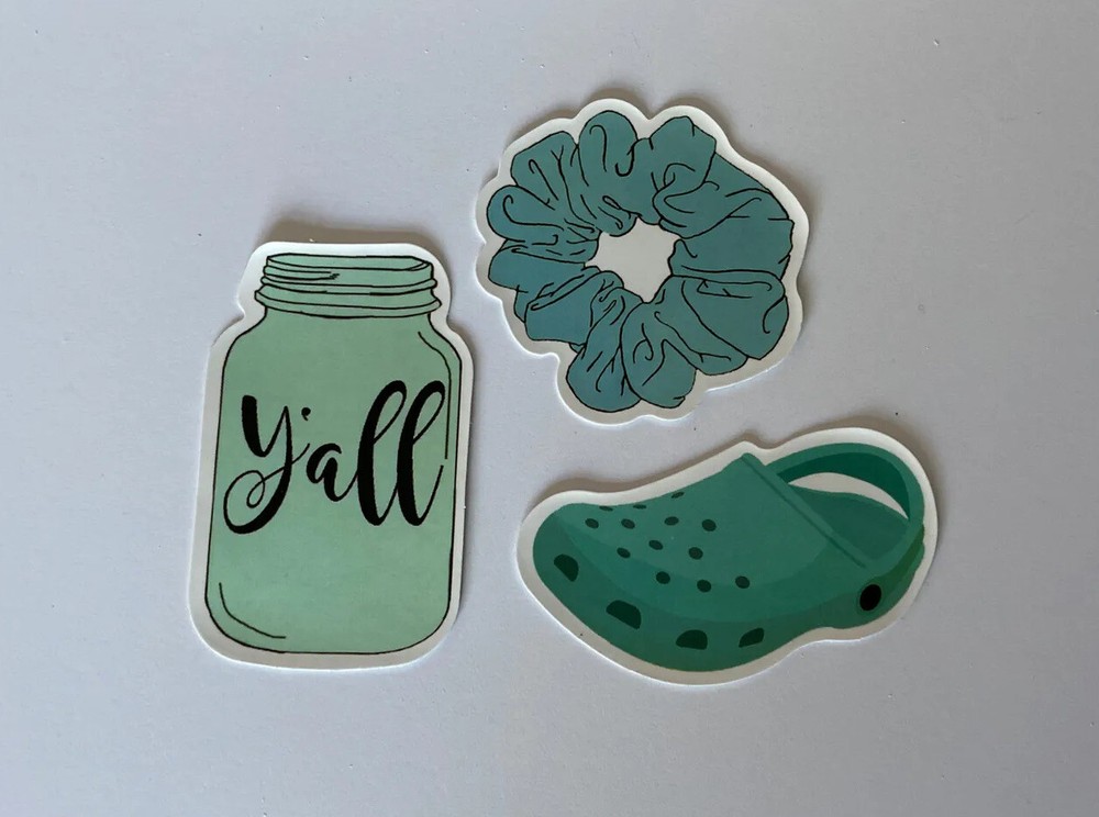 VSCO Vinyl Stickers - Teal Pack