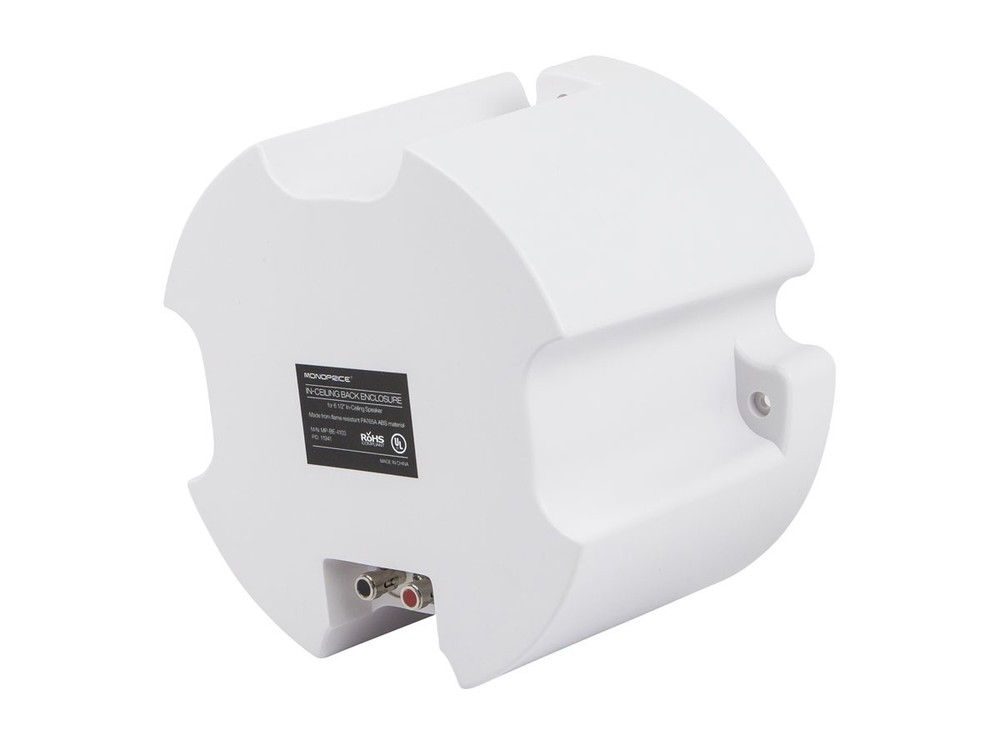 Monoprice ABS Back Enclosure (Pair) for PID 4103 6.5in Ceiling Speaker