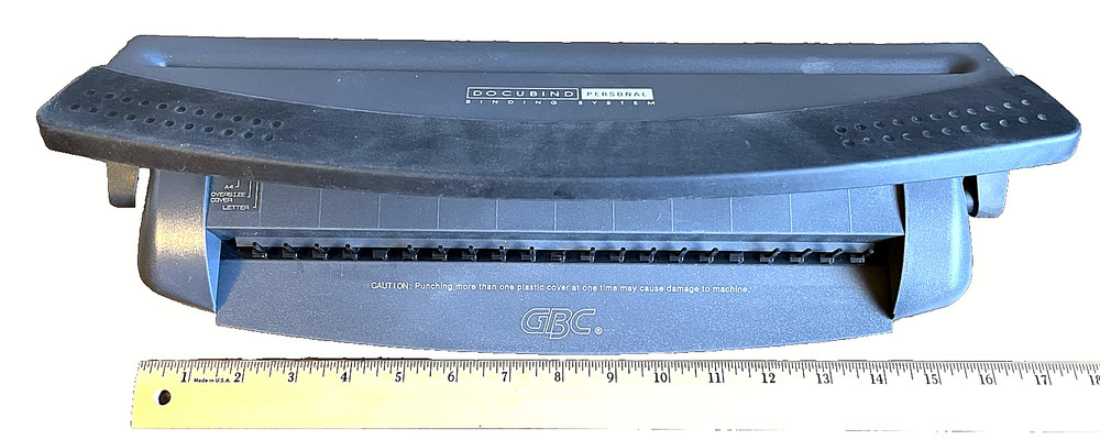 GBC Docubind Personal Presentation Binding System Machine ~ CombBIND ~ #7704100