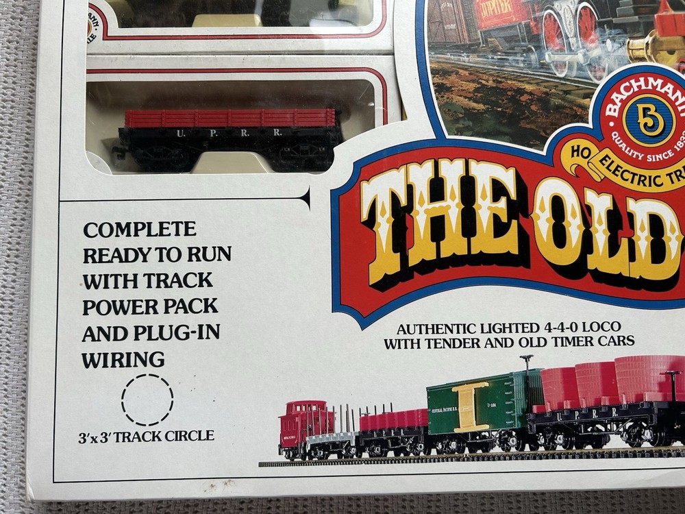 HO Bachmann ‘The Old Timer’ Electric Model Train Set - (EX BOXED)
