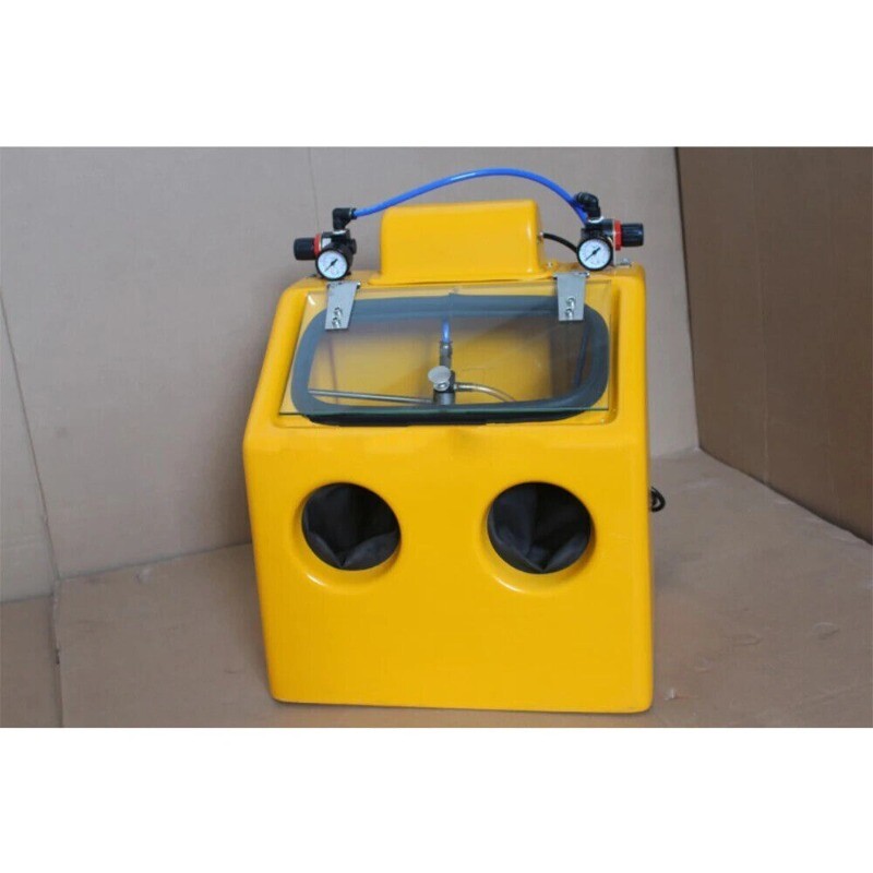 Small Manual Sandblasting Machine Gold and Silver Sandblasting Processing