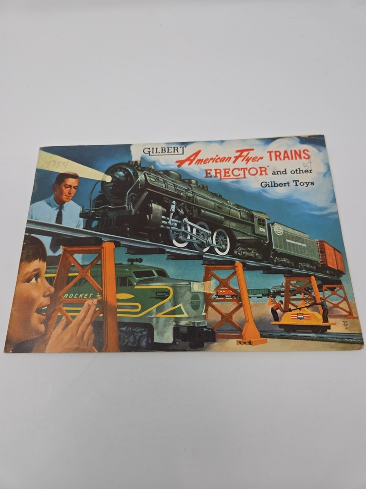 Vintage 1954 Gilbert American Flyer Train Erector Catalog