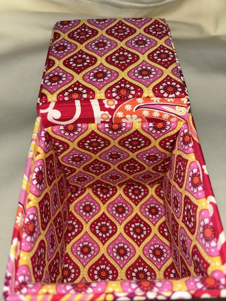 Vera Bradley Raspberry Fizz Keepsake Box - Retired Print