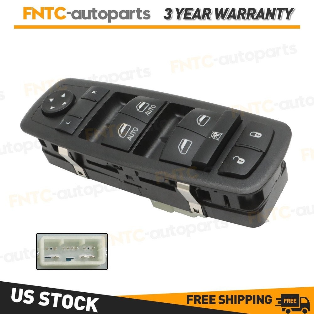 Front Left Driver Side Door Window Switch For 2011-2013 Dodge Durango 68086693AC