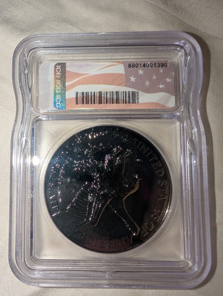 Black Ruthenium Silver Eagle (Eagle Privy)