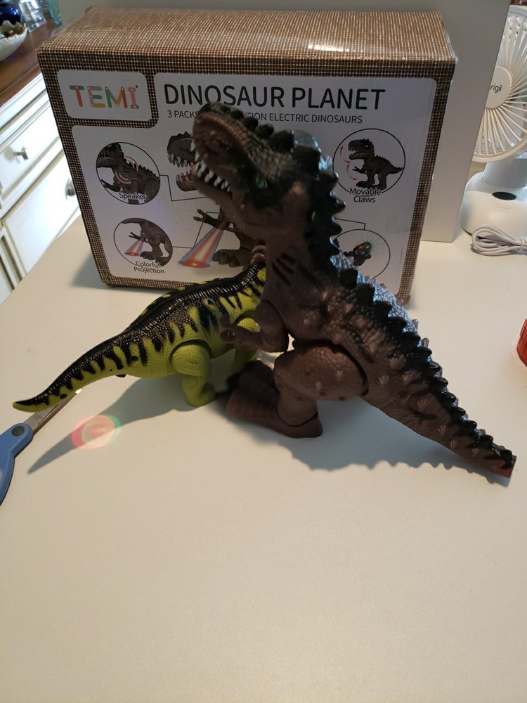Dinosaurs 2 Pack Simulation Electric Dinosaurs New Walking