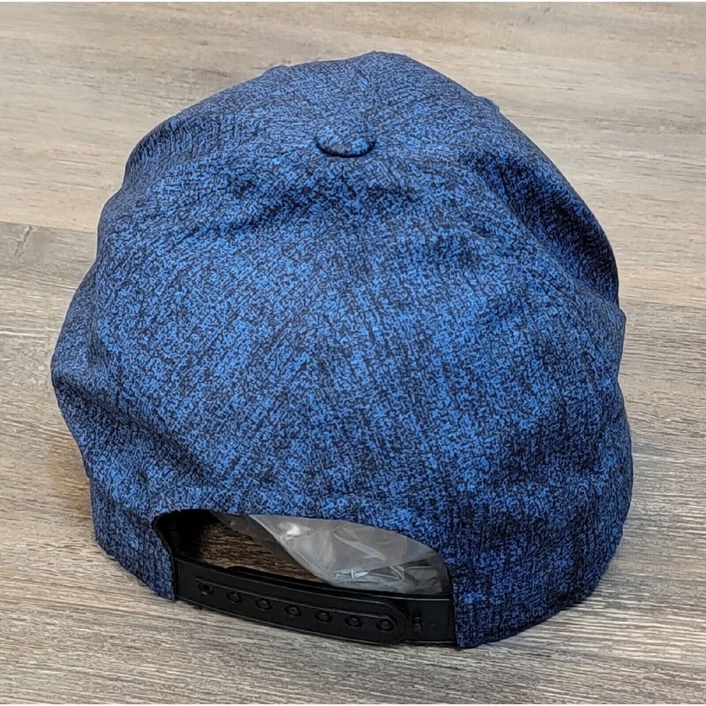 Adidas Golf Blue Hat Cap Windmill Snap Back Adjustable Size Lightweight