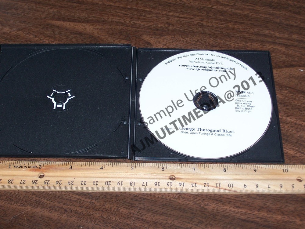Custom Guitar Lessons, Learn Scorpions - DVD Video