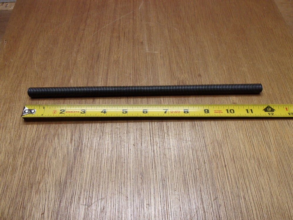 1/2-13 X 12" LEFT HAND Fully Threaded All Thread Rod Low Carbon Plain Steel LH