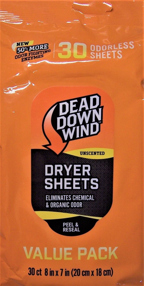 Dead Down Wind Dryer Sheets 30 Count Value Pack #113019