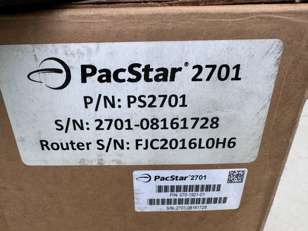 PacStar 2701 PS2701 070-1921-01 Ruggedized Router